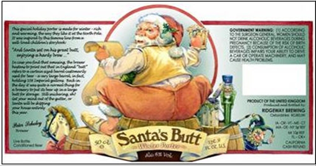 Santas butt sör